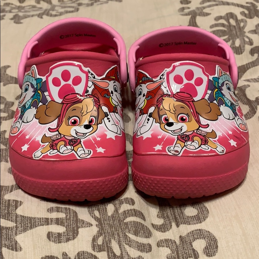Paw Patrol Crocks- Size 6
